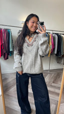 Macy alpaca-blend trui - L