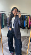 Berdine 100% linnen blazer - L