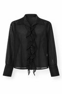 Cora mesh blouse - S