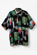 Roos geprinte blouse - XL