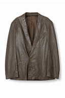 Britt leren blazer - L