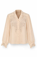 Emma 100% zijden blouse - XS