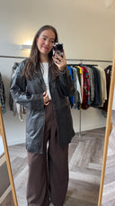 Dafne 100% leer jas - XL