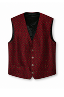 Noor jacquard gilet - L
