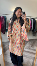 Soleil 100% zijden kimono - L