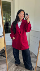Marly wool-blend jas - S