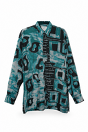 Gloria geprint overhemd - XL