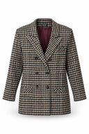 Lex geruite blazer - S
