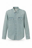 Marianne 100% katoen denim blouse - S-M