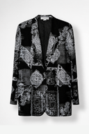 Demi geprinte blazer - M