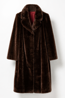 Gina faux fur jas - M