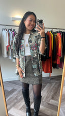 Stef geprinte blouse - L