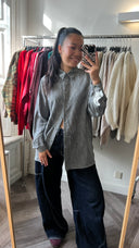 Gemma grijze blouse - M
