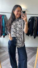 Nyssa geprinte blouse - L
