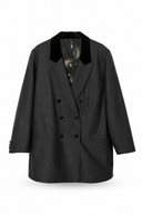 Katja 100% wol blazer - L