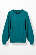 Kim turquoise trui - M