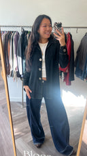 Ilva zwarte blouse - S
