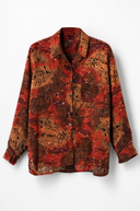 Floor geprinte blouse - L