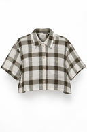 Greer cropped blouse - M