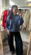 Mel mohair-blend trui - S