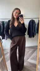 Hana wool-blend vest - L