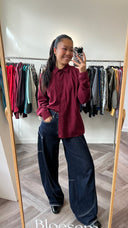 Melina katoen+wol blouse - S-M