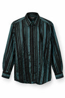 Ima metallic blouse - L