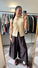 Gwen beige top - S