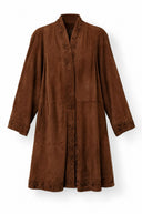 Romy suede jas - M
