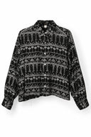 Amire geprinte blouse - L