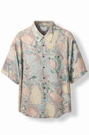 Maud geprinte blouse - L