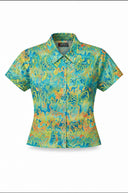 Diana geprinte top - M