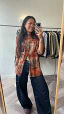 Lea geprinte blouse - M-L
