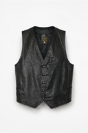 Andrea 100% leer gilet - S