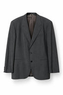 Del silk-blend blazer - L