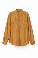 Quirine 100% zijde blouse - L