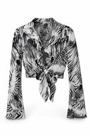 Anouk zebra striktop - S