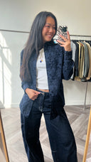 Lise geprinte blouse - M