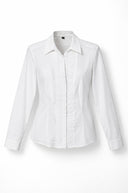 Sage pleated blouse - M