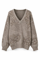 Moos wool-blend trui - L