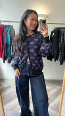 Nara angora-blend vest - M