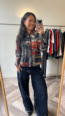 Nia cropped blouse - M