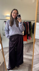 Idalia mohair-blend trui - L
