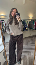 Jolien angora-blend trui - M