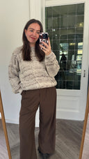 Roisin 100% wol trui - L