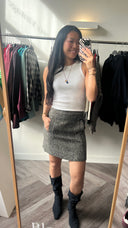 Ula wool-blend rokje - S
