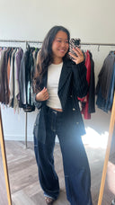 Hilde krijtstreep blazer - M