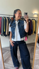 Replay denim gilet - S
