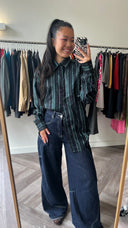 Ima metallic blouse - L