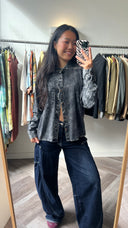 Viv acid wash blouse - S